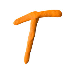 letter from plasticine
