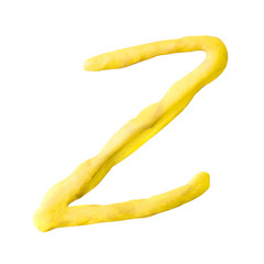 letter from plasticine