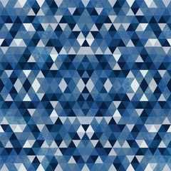 Triangular Mosaic Colorful Background