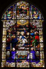 Stained glass window