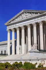 Fototapeta premium US Supreme Court Capitol Hill Daytime Washington DC