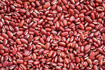 Close up red beans for background