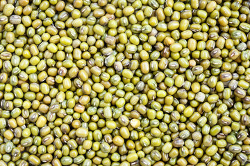 Close up Mung beans for background