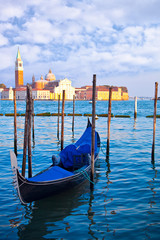 Gondola on the Grand Canal in Venice