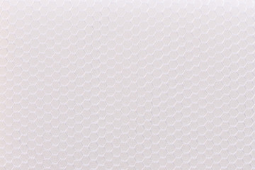 Close up white sponge with net for background