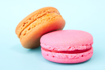 Tasty colorful macaroon