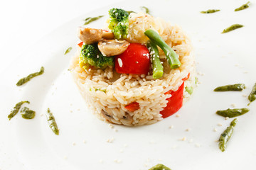 rice with vegetables