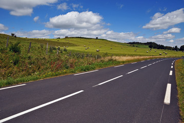 la campagna francese  nei Puy de Dome - Alvernia