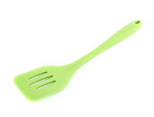 Cooking silicone spatula isolated