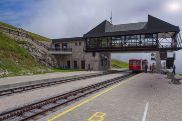 Fototapeta na wymiar Schafbergbahn