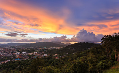 Beautiful Sunset in Phuket, Thailand