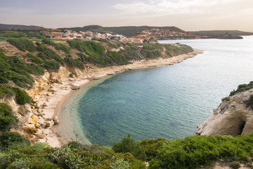 Fototapeta na wymiar Sardegna, spiaggia di s'Archittu, Cuglieri (Or)
