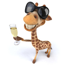 Fun giraffe © Julien Tromeur
