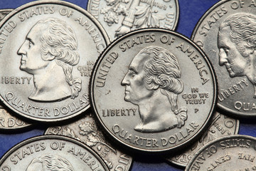 Coins of USA. George Washington