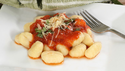 gnocchi in arrabbatia sauce