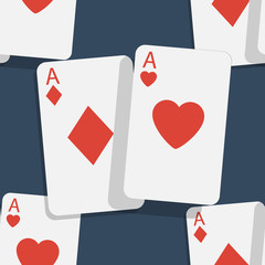 Casino poker seamless background
