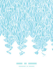 Vector abstract frost swirls texture Christmas tree silhouette