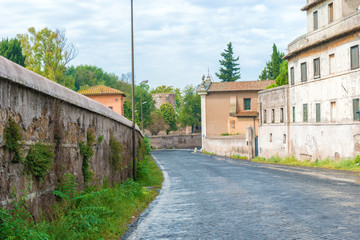 Obraz premium Via Appia, Rome, Italy.