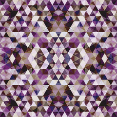Triangular Mosaic Purple Background