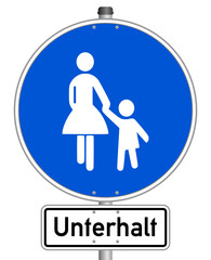 Unterhalt Schild  #141201-svg09