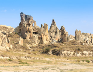 Rocks formations in Capadocia, Turkey