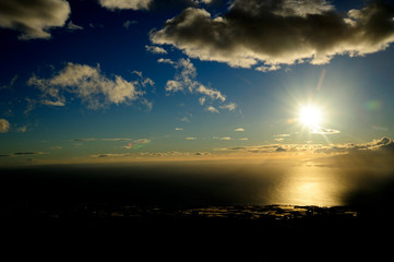 Sonnenuntergang über dem Atlantik