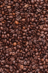 Coffee beans background