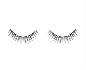 False eyelashes, isolated on white background