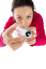 Fototapeta premium changing a light bulb