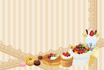 スイーツアイコン Wall Mural Wallpaper Murals Wallsheaven Hanabunta スイーツアイコン Wall Mural Wallpaper Murals Wallsheaven Hanabunta