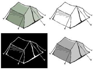 touristic tent