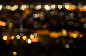 Bokeh gold colour abstract background.