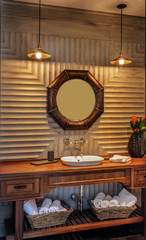 Luxury Bathroom Detail in New Home