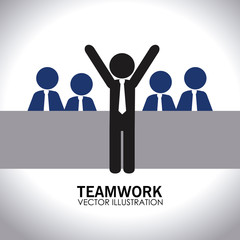 Business design over white background vector illustration