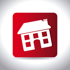 Home desgin over white background vector illustration