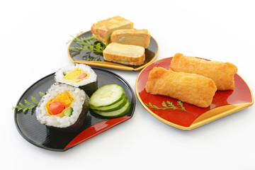 稲荷寿司と巻き寿司