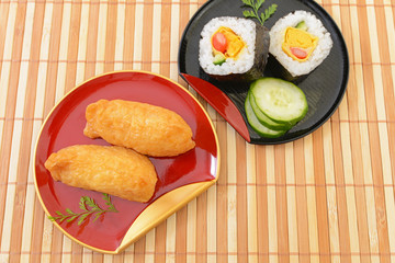 稲荷寿司と巻き寿司