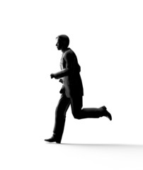 走るビジネスマン