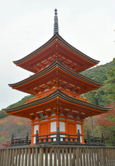 Kiyomizu dera Temple in Kyoto, Japan