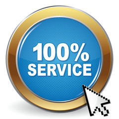 100% SERVICE ICON