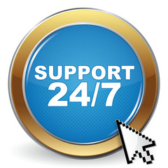 SUPPORT 24 7 ICON