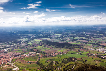 Obraz premium landscape mountainous terrain