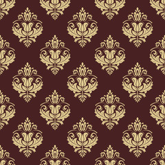Floral Seamless  Pattern. Orient Abstract Background