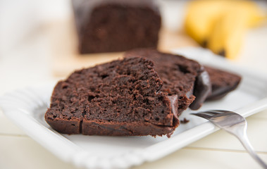 Schokoladen Bananenbrot