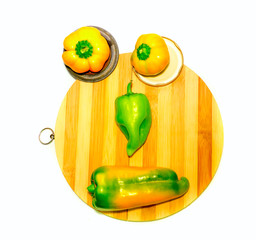 Vegetable face.