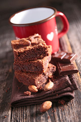 cake chocolate brownie