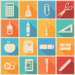 Set school icons