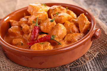 chicken and sauce