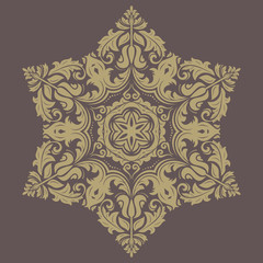 Floral  Pattern. Orient Abstract Background