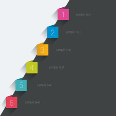 Timeline. Step by step template. Infographic.